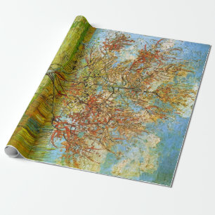Roze Perzikboom in Bloei door Vincent van Gogh Cadeaupapier