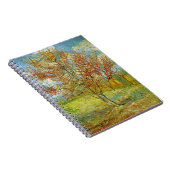 Roze perzikboom in bloei door Vincent van Gogh Notitieboek (Rechterzijde)