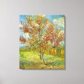 Roze Perzikboom in Blossom door Vincent van Gogh Canvas Afdruk (Voorkant)