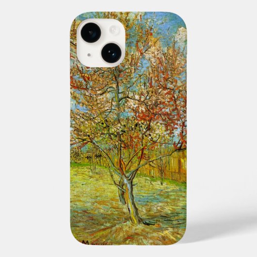 Roze Perzikboom in Blossom door Vincent van Gogh Case-Mate iPhone Case (Achterkant)