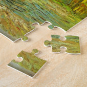 Roze Perzikboom in Blossom door Vincent van Gogh. Legpuzzel (Zijkant)