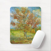 Roze Perzikboom in Blossom door Vincent van Gogh Muismat (Met muis)