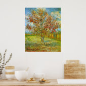 Roze Perzikboom in Blossom door Vincent van Gogh Poster (Keuken)