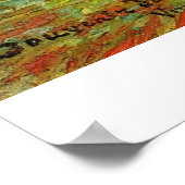 Roze Perzikboom in Blossom door Vincent van Gogh Poster (Hoek)