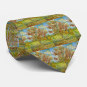 Roze Perzikboom in Blossom door Vincent van Gogh Stropdas (Opgerold)