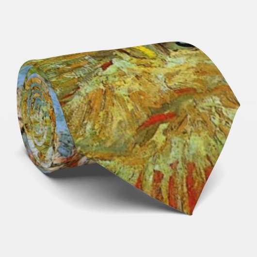 Roze Perzikboom in Blossom door Vincent van Gogh Stropdas (Opgerold)