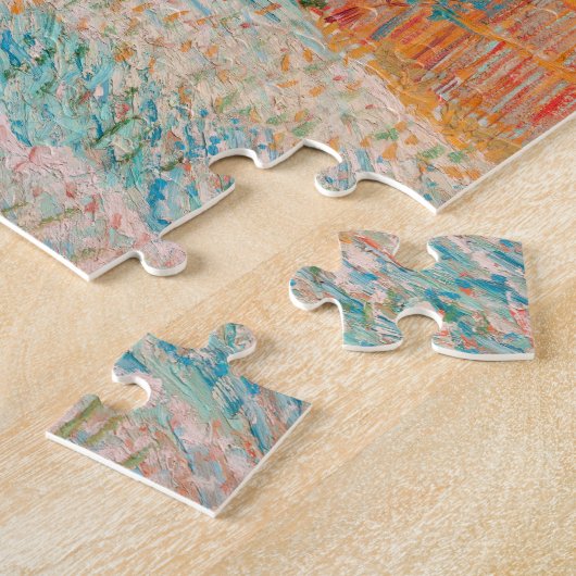 Roze Perzikboom, Vincent van Gogh Legpuzzel (Zijkant)