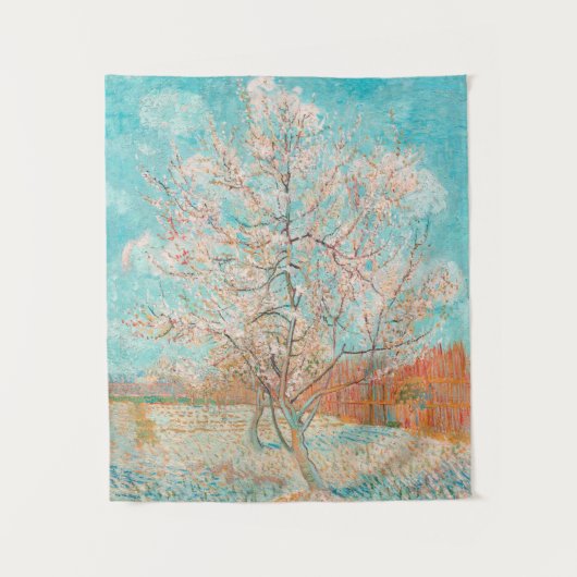 Roze Perzikboom, Vincent van Gogh Wandkleed (Voorkant)