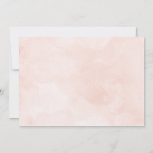 Roze & Perzikflora Hartelijk dank voor uw kaart (Achterkant)