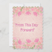 Roze & Perzikgescand Save The Date (Achterkant)