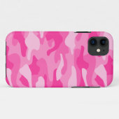 Roze Perzisch Eenkleurig Camo Case-Mate iPhone Case (Achterkant (horizontaal))