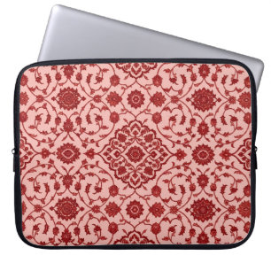 Roze Perzische Bloem Laptop Hoes