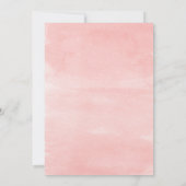 Roze Perzische bloesems Romantische Florals Asian  Kaart (Achterkant)