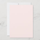 Roze perzure blauwe koraal Vrijgezellenfeest Kaart (Achterkant)