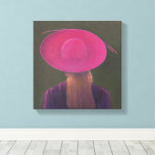 Roze Pet 2014 Canvas Afdruk (Insitu (Houten vloer))