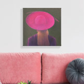 Roze Pet 2014 Canvas Afdruk (Insitu (Woonkamer))