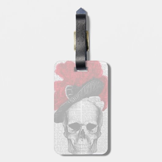 Roze Pet Bagagelabel (Achterkant verticaal)