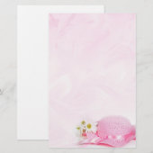 Roze Pet Briefpapier (Voorkant / Achterkant)