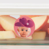 roze pet foto gezicht stickers partij cowboy star (Aangebracht)