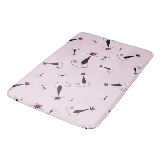 Roze Pet Kitty Cat Badmat (Gekanteld)