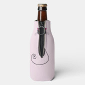 Roze Pet Kitty Cat Flesjeskoeler (Fles Achterkant)