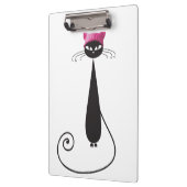 Roze Pet Kitty Cat Klembord (Links)