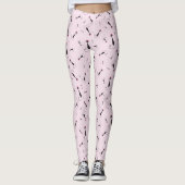 Roze Pet Kitty Cat Leggings (Voorkant)