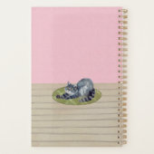 Roze Pet Sitter Zakelijk Kantoor Afspraak Dagboek Planner (Achterkant)