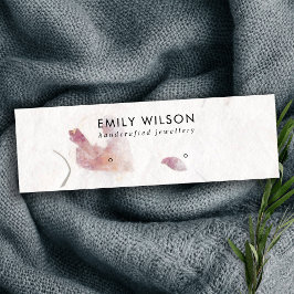 ROZE PETAAL HANDGEMAAKT PAPIER STUD OORBEL DISPLAY MINI VISITEKAARTJE