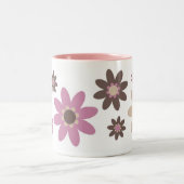 Roze Petal Tweekleurige Koffiemok (Center)