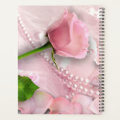 Roze, petalen en parels planner (Achterkant)