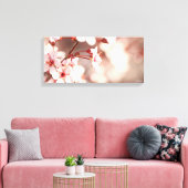 Roze Petals Canvas Afdruk (Insitu (Woonkamer))