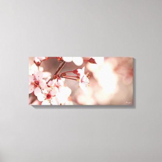Roze Petals Canvas Afdruk (Voorkant)
