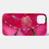 Roze petals en parels Case-Mate iPhone case (Achterkant (horizontaal))