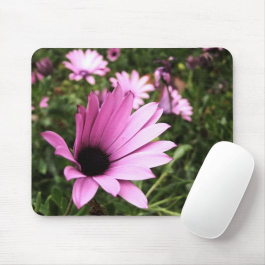 Roze Petals Flower Mousepad Muismat (Met muis)