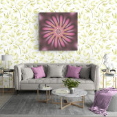 Roze Petals Fractal Canvas Afdruk