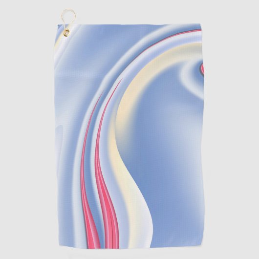 Roze Petals Golfhanddoek (Voorkant)