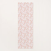  roze petals Gym Fitness Yogamat (Achterkant)