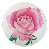 Roze Petals Knob Keramische Knop (Voorkant)
