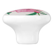 Roze Petals Knob Keramische Knop (Zijkant)