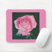 Roze Petals Mousepad Muismat (Met muis)