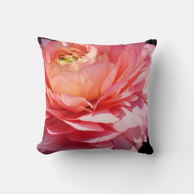 Roze Petals Pillow Kussen (Voorkant)