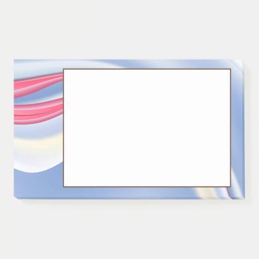 Roze Petals Post-it® Notes (Voorkant)