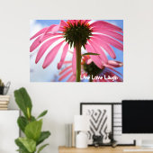 Roze petals poster (Thuiskantoor)