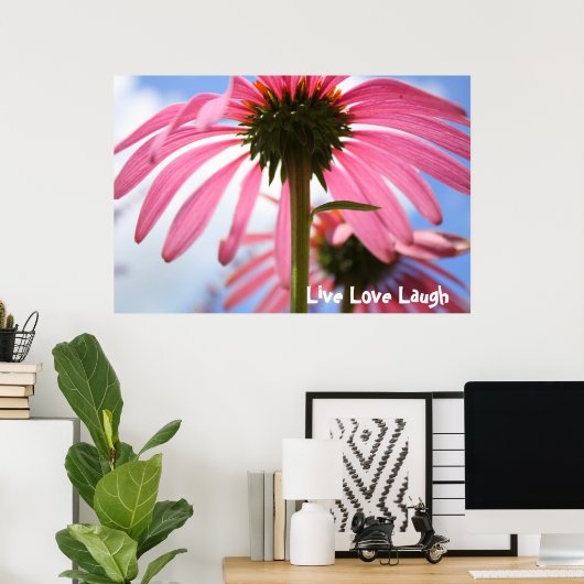 Roze petals poster (Thuiskantoor)
