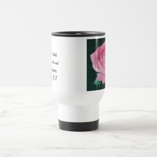 Roze petals reismodebok reisbeker (Center)