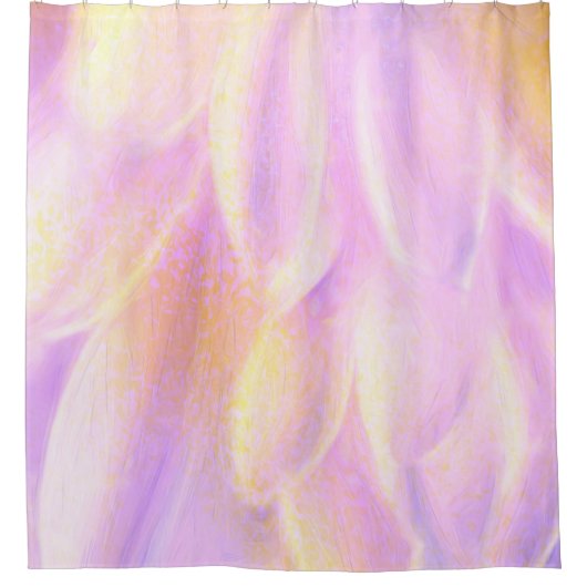 Roze Petals Shower Curtain Douchegordijn (Voorkant)