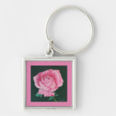 Roze Petals Sleutelhanger (Voorkant)