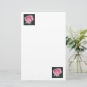 Roze petals Stationery Briefpapier (Staand voorkant)