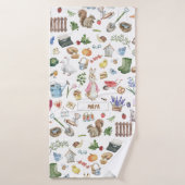 Roze Peter het Konijn Badhanddoek (Badhanddoek)